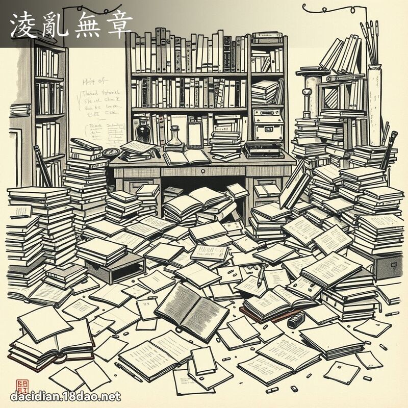 凌乱无章 配图