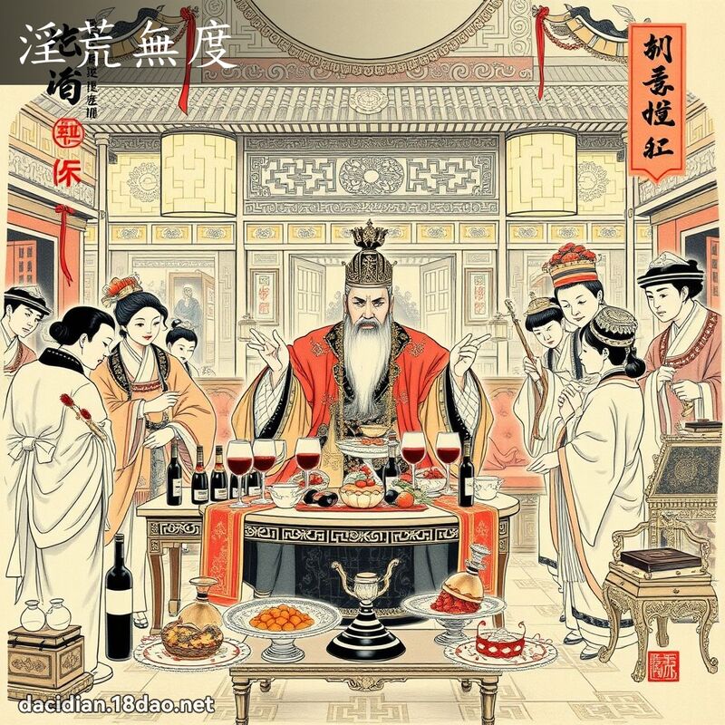 淫荒无度 配图