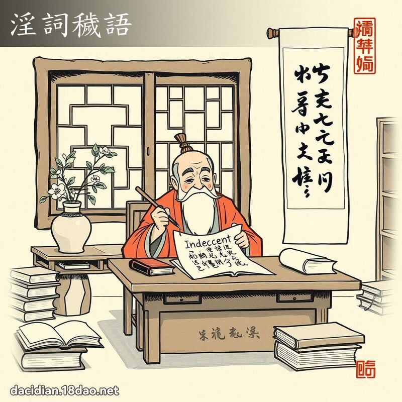 淫词秽语 配图