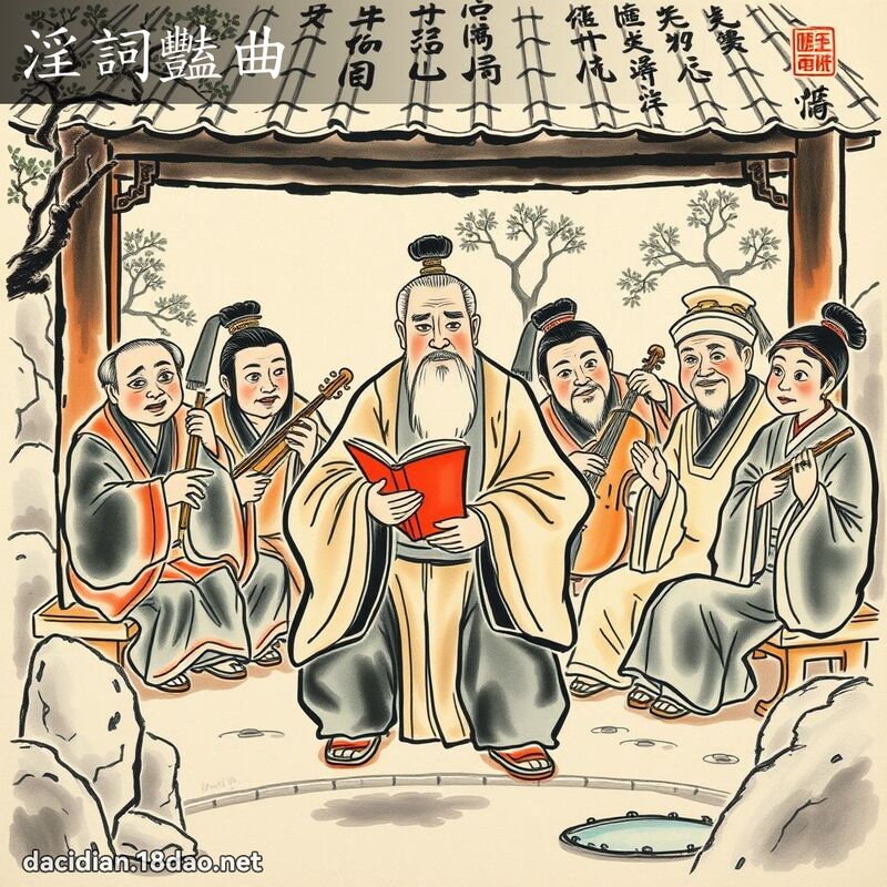 淫词艳曲 配图