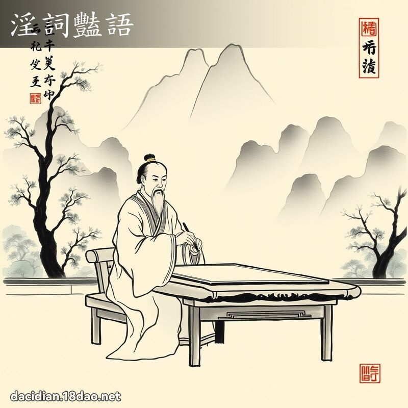 淫词艳语 配图