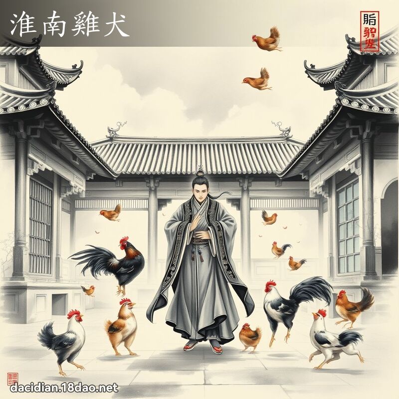 淮南鸡犬 配图
