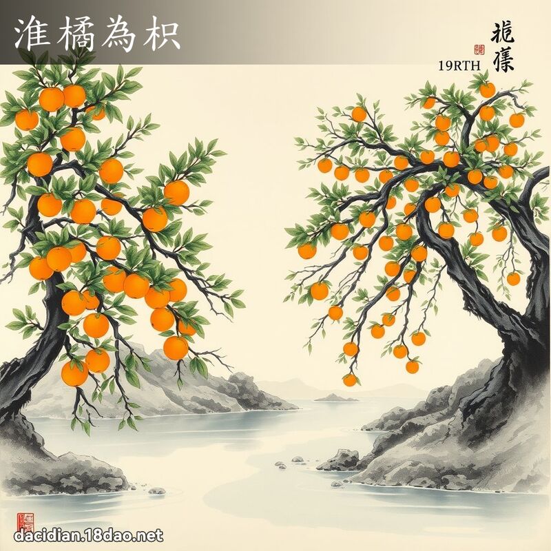 淮橘为枳 配图