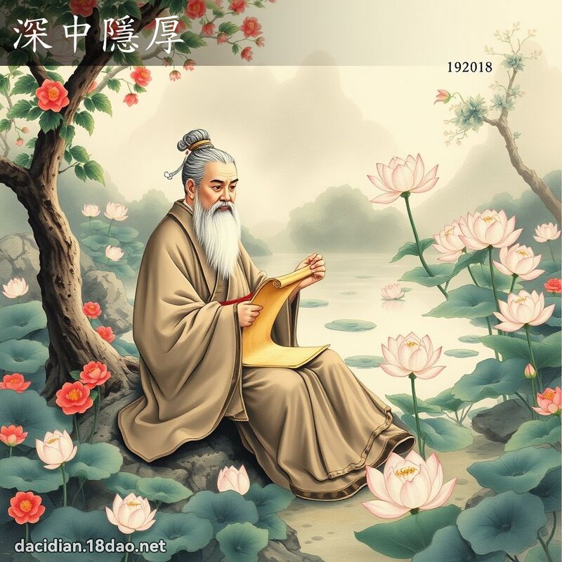 深中隱厚 配图