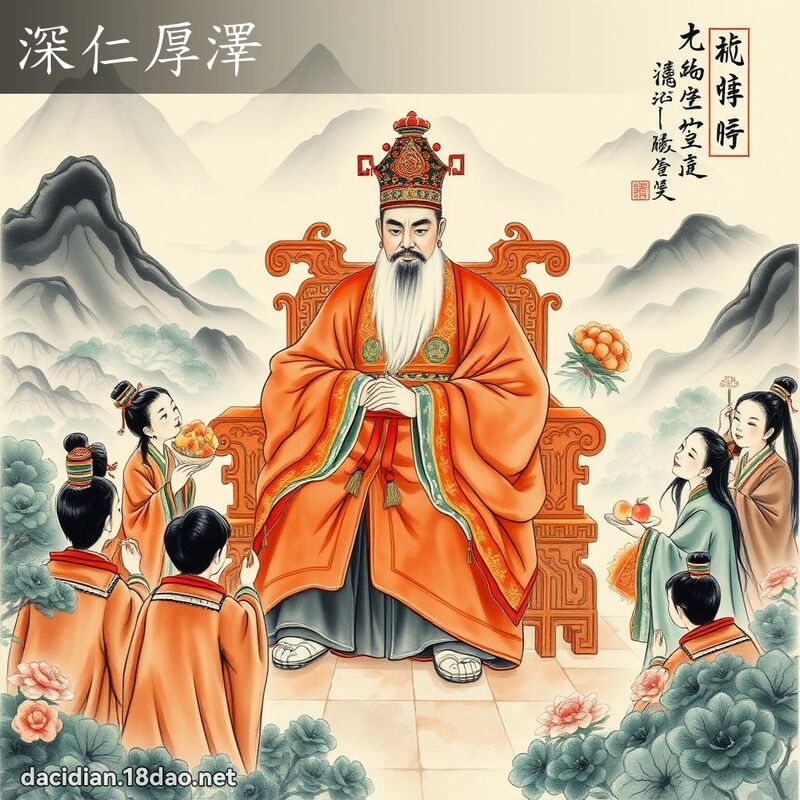 深仁厚泽 配图