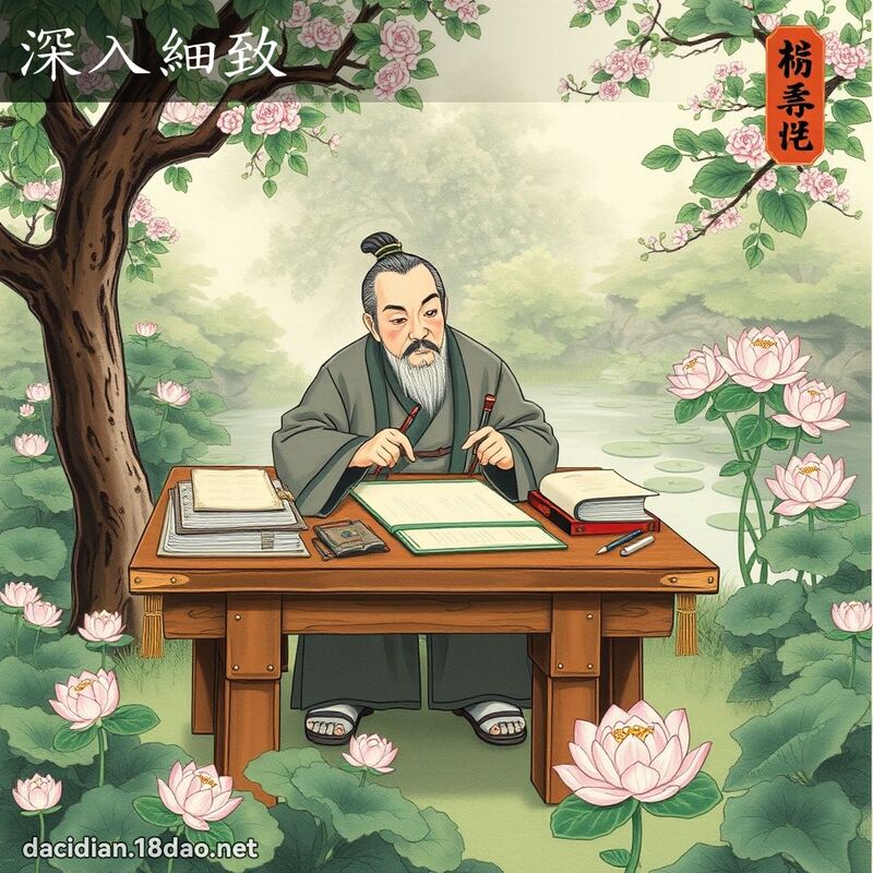 深入细致 配图
