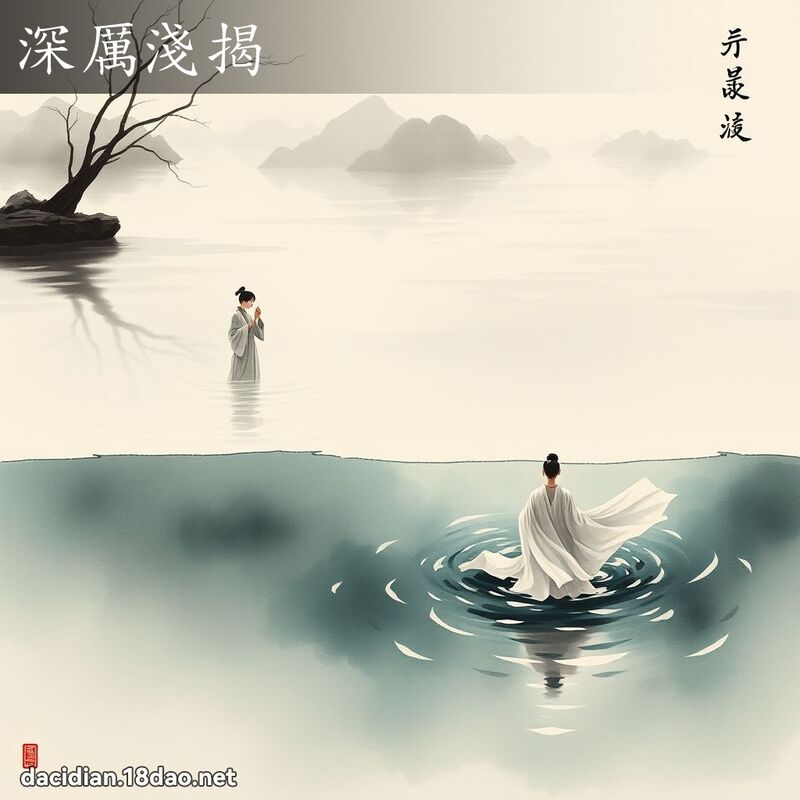 深厉浅揭 配图