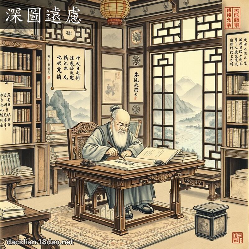 深图远虑 配图