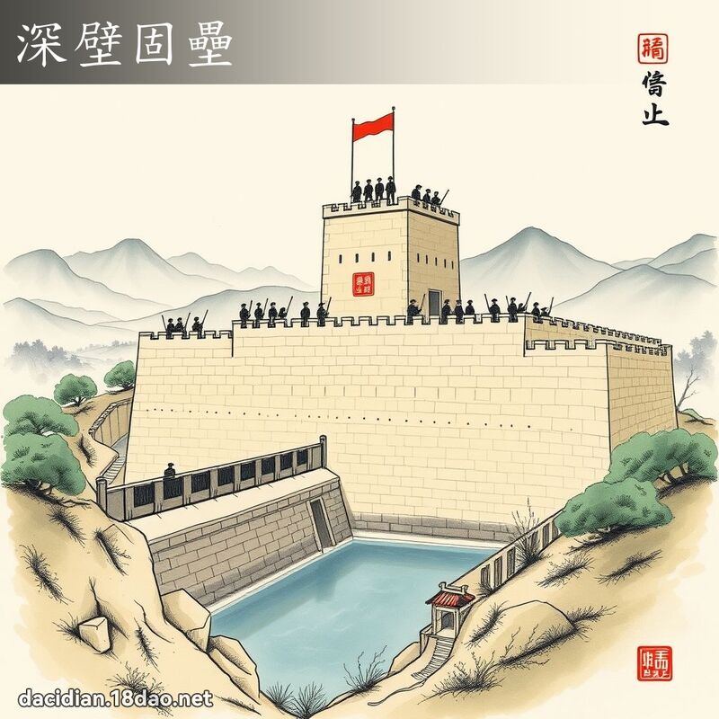 深壁固垒 配图