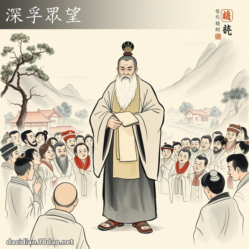 深孚眾望 配图