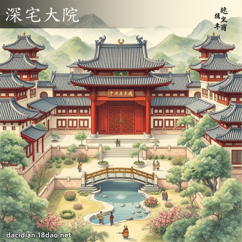 深宅大院 配图