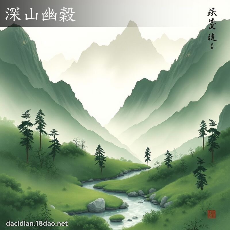 深山幽谷 配图