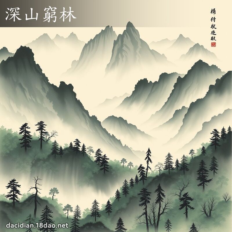 深山穷林 配图