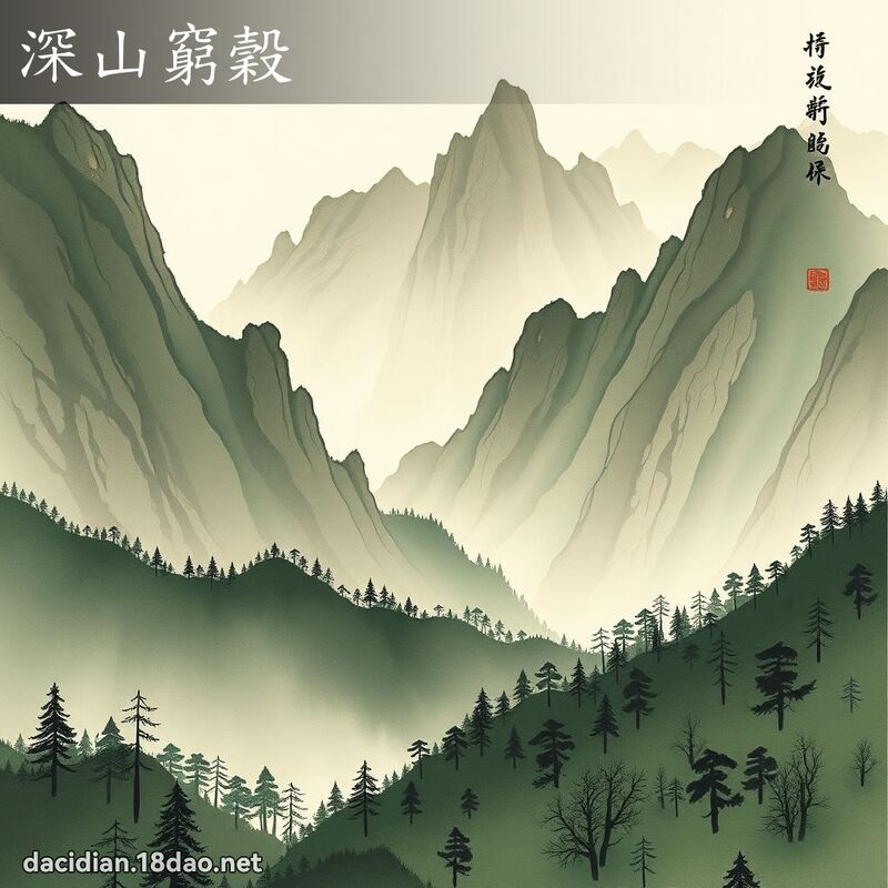 深山穷谷 配图
