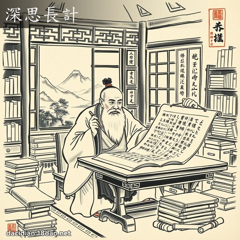 深思长计 配图