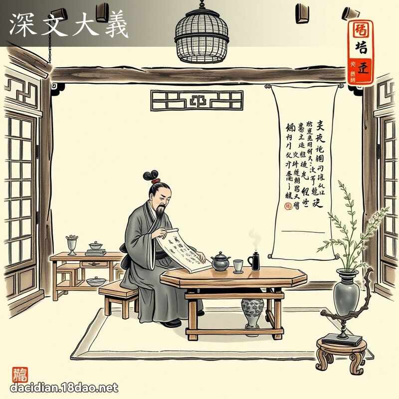 深文大义 配图