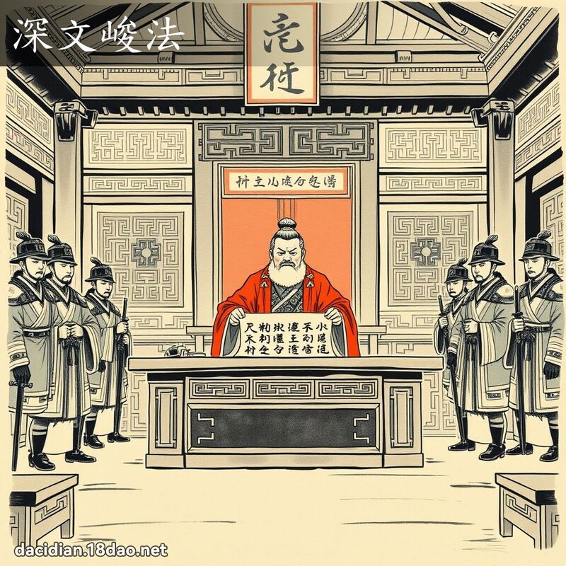 深文峻法 配图