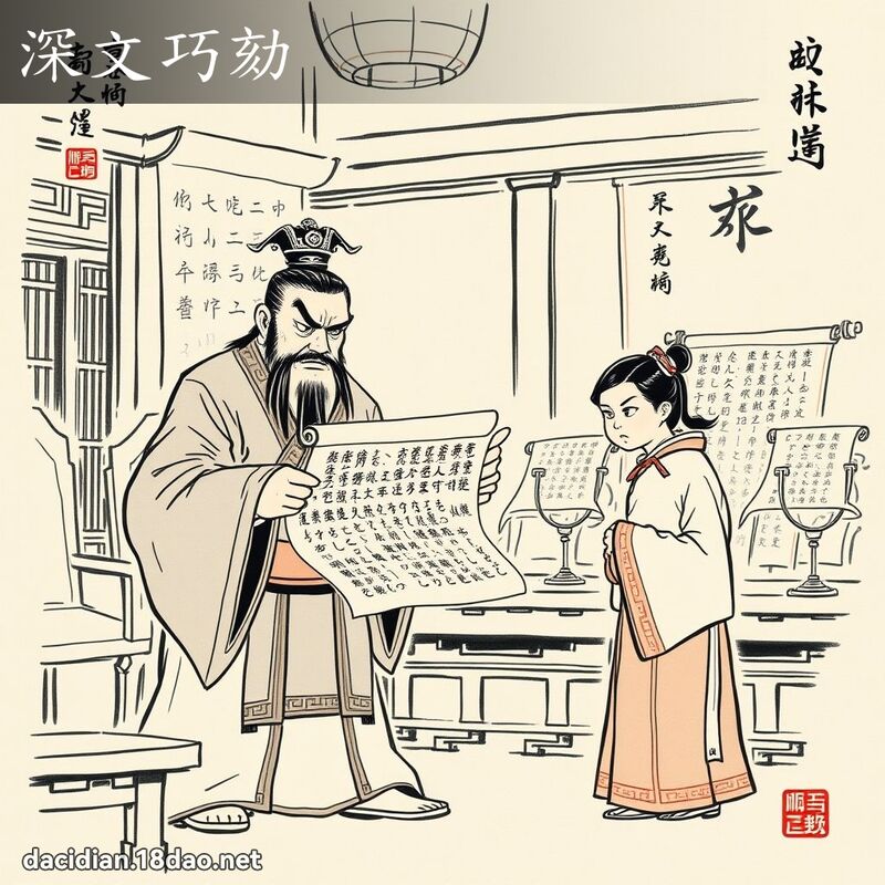深文巧劾 配图