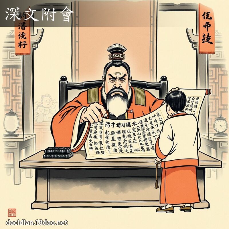 深文附会 配图