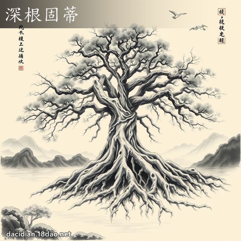 深根固蒂 配图