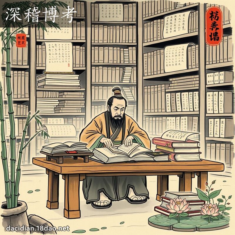 深稽博考 配图