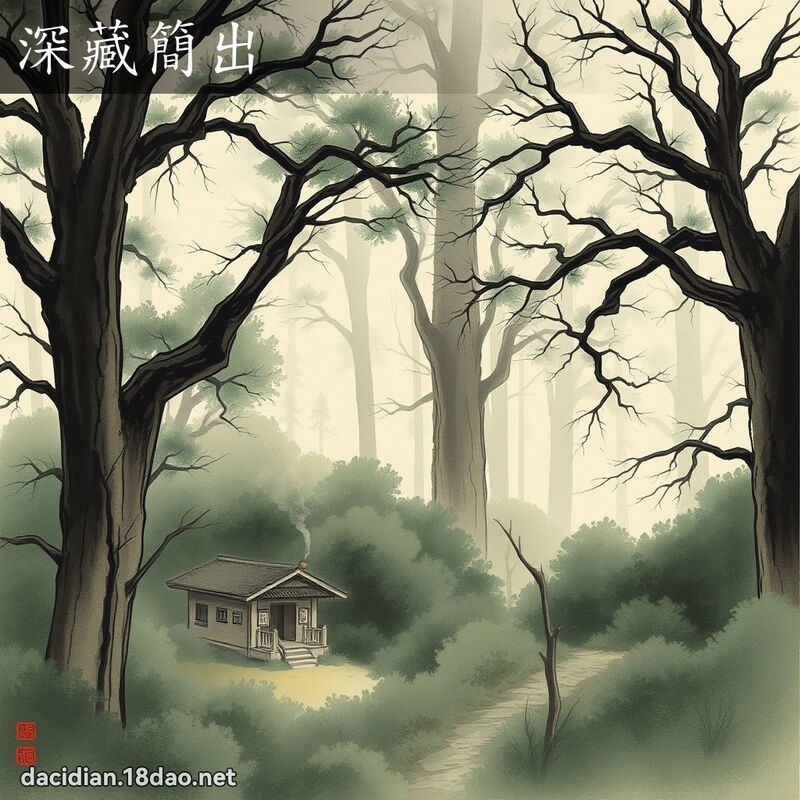 深藏简出 配图