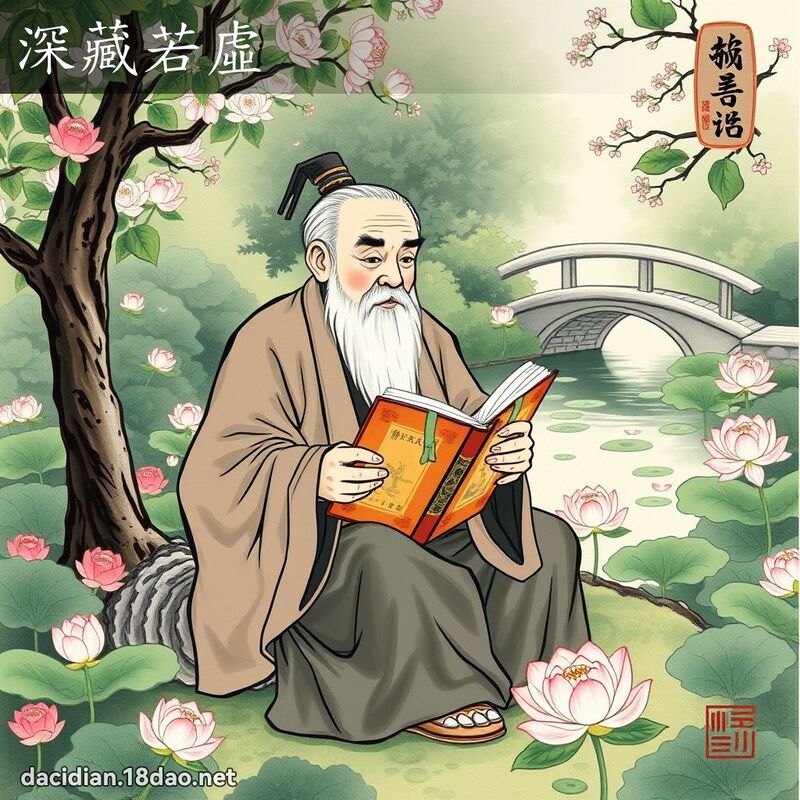 深藏若虚 配图