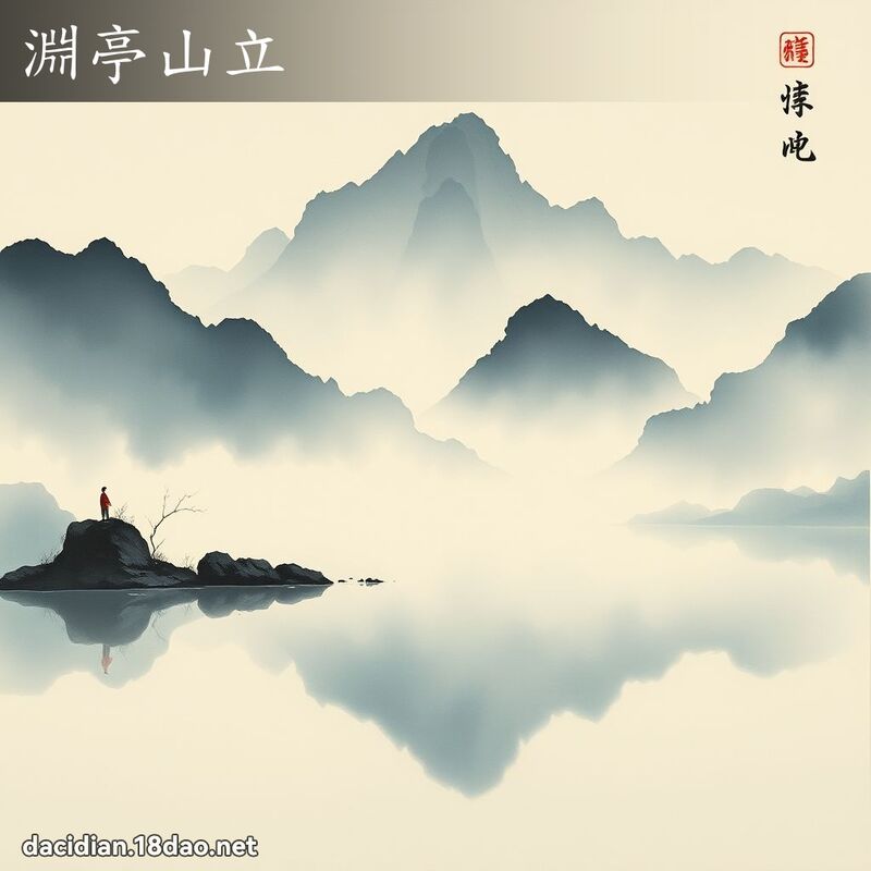 渊亭山立 配图