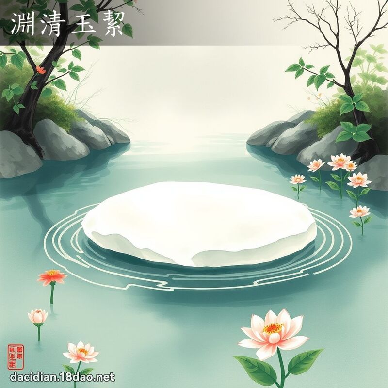 渊清玉絜 配图