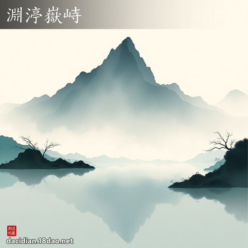 渊渟岳峙 配图