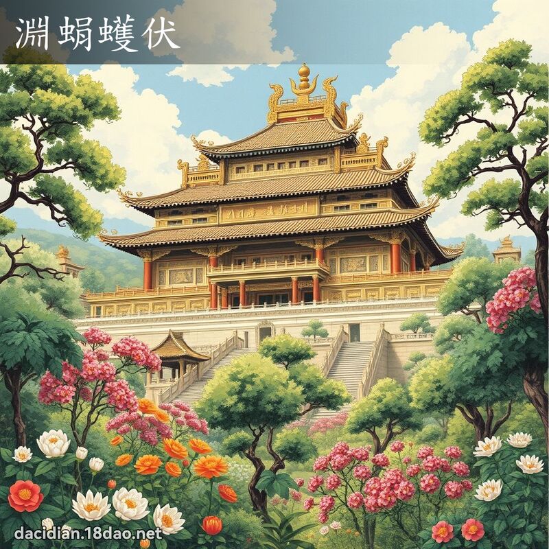 渊蜎蠖伏 配图