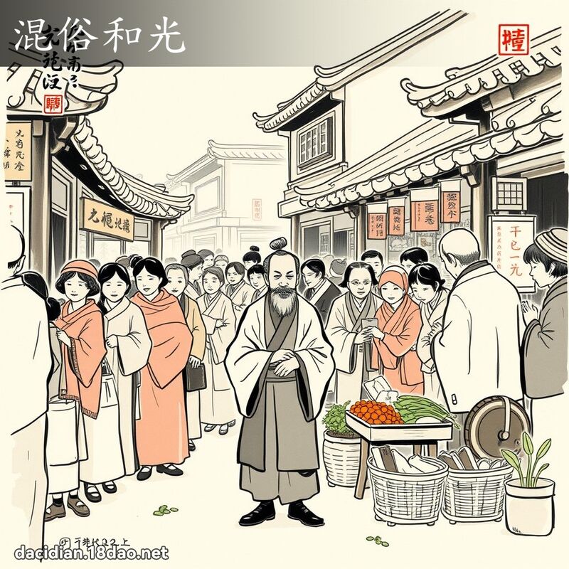 混俗和光 配图