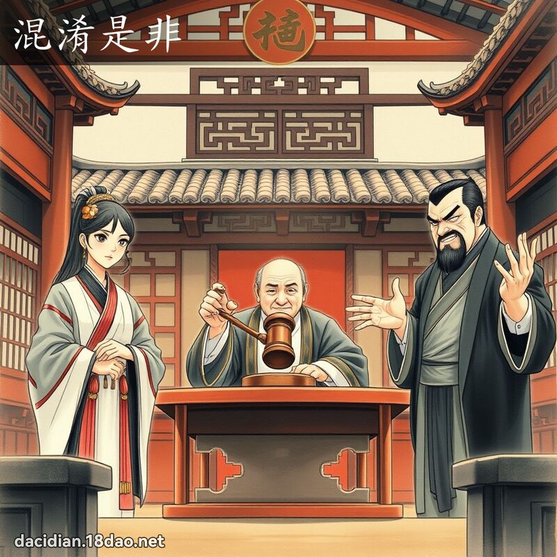 混淆是非 配图