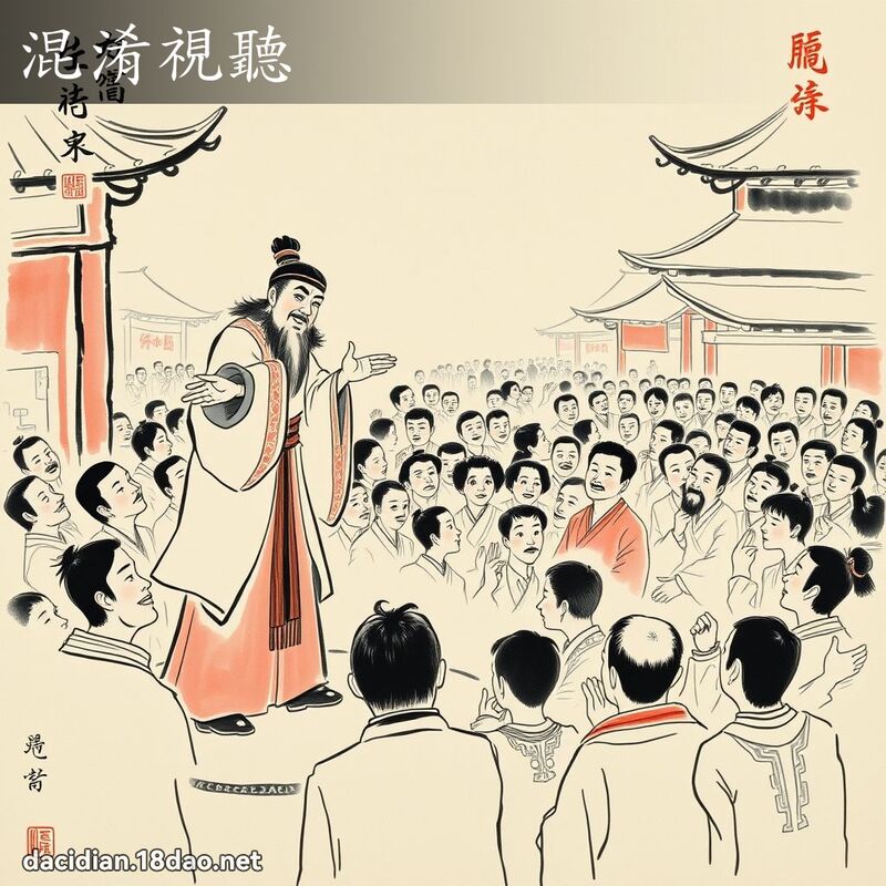 混淆视听 配图