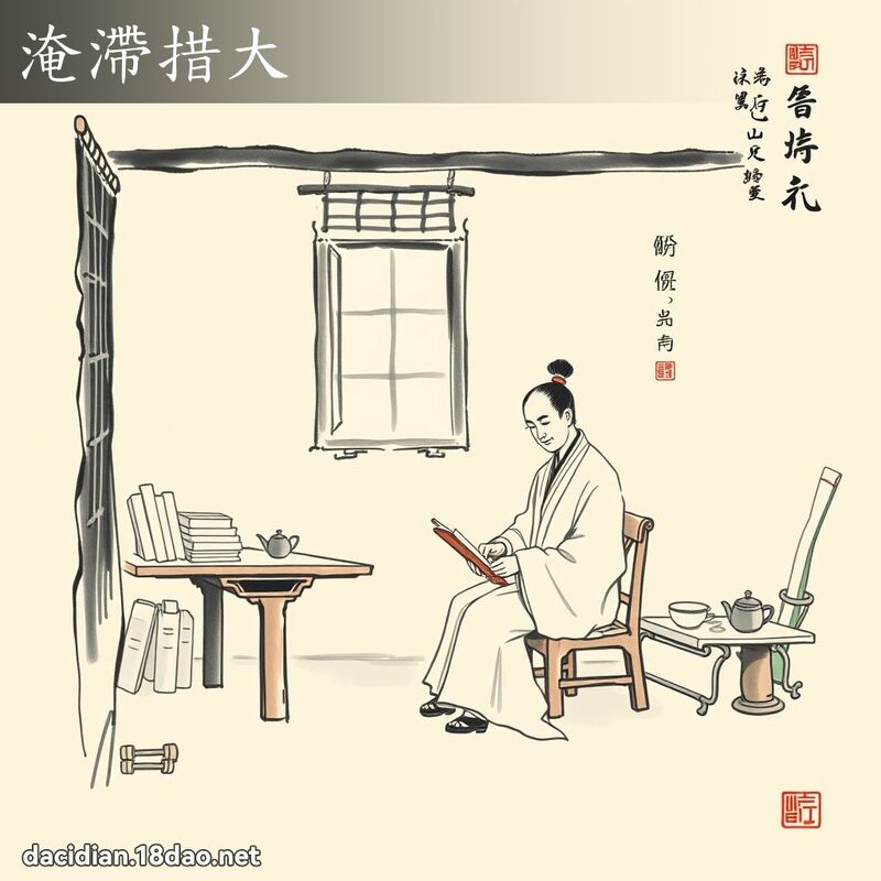 淹滯措大 配图