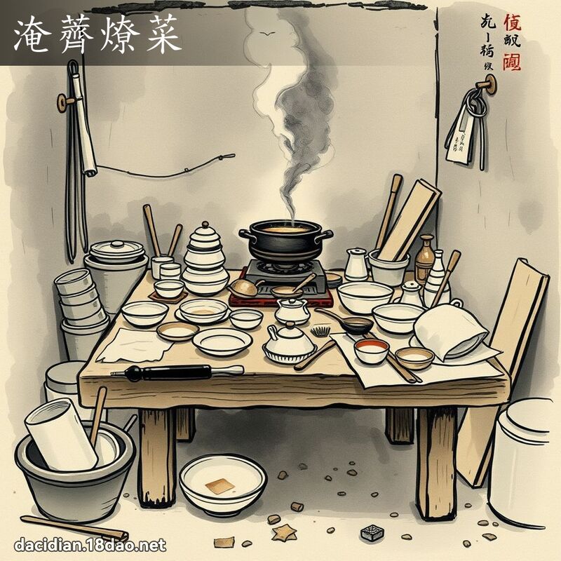 淹薺燎菜 配图