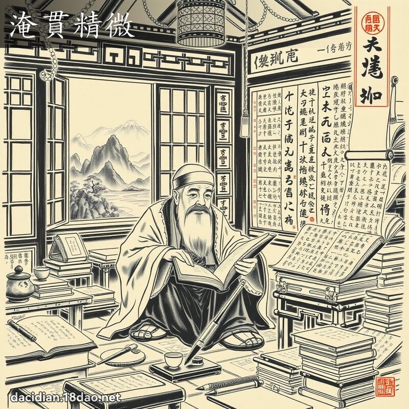 淹贯精微 配图
