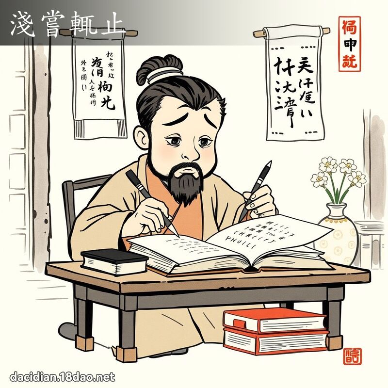 浅尝輒止 配图