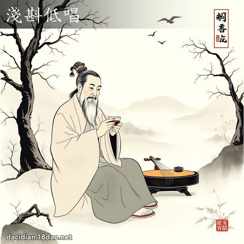 浅斟低唱 配图