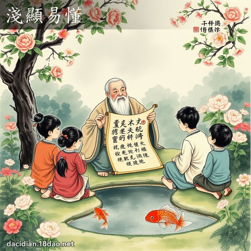 浅显易懂 配图