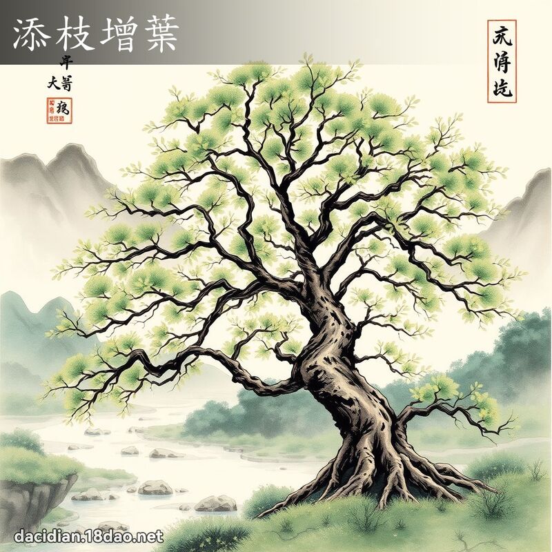添枝增叶 配图