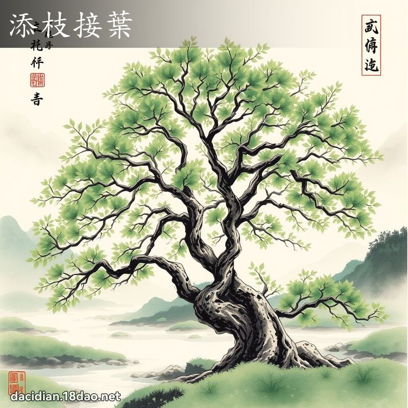 添枝接叶 配图