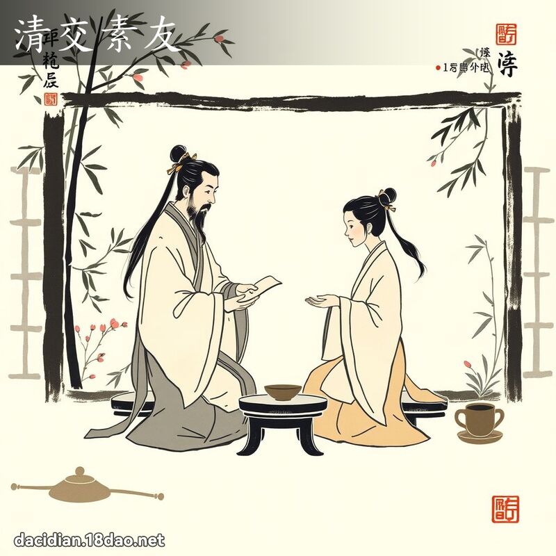 清交素友 配图