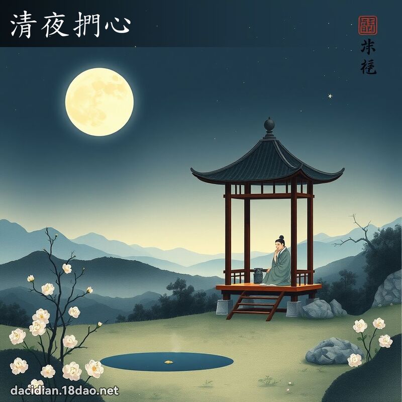清夜捫心 配图