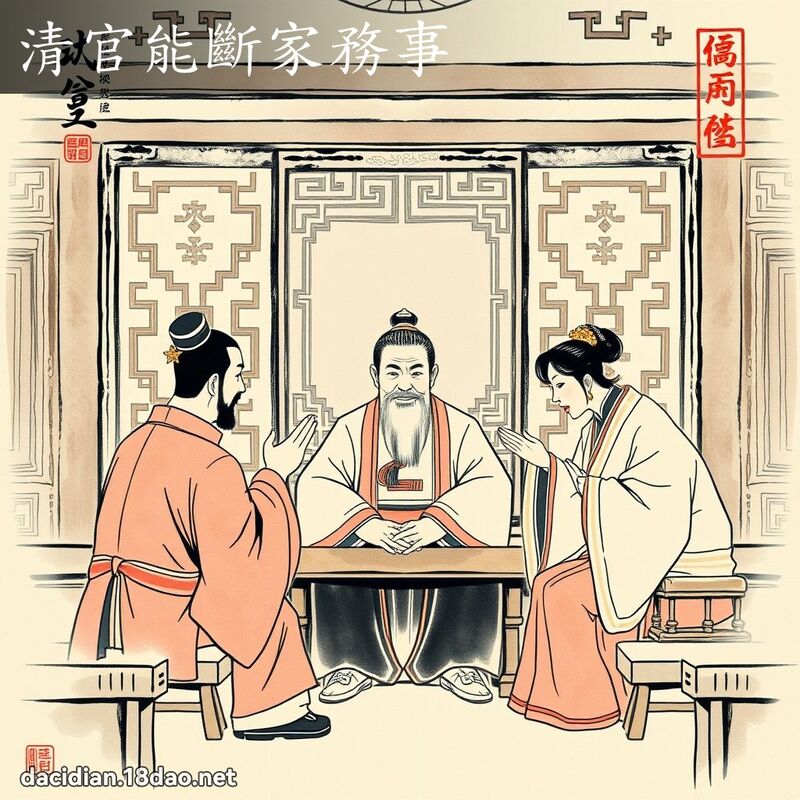 清官能断家务事 配图