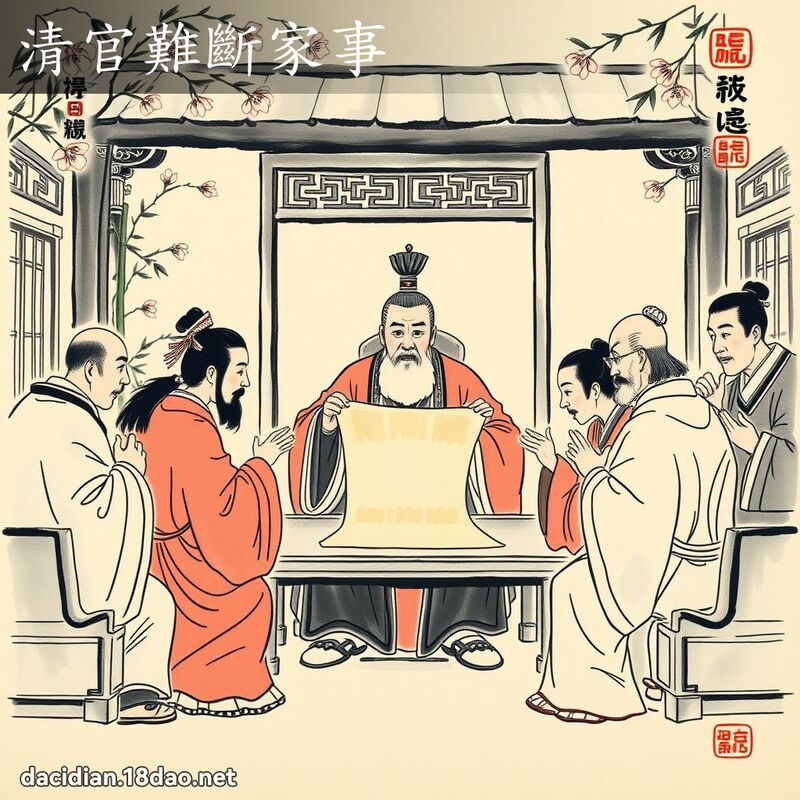 清官难断家事 配图