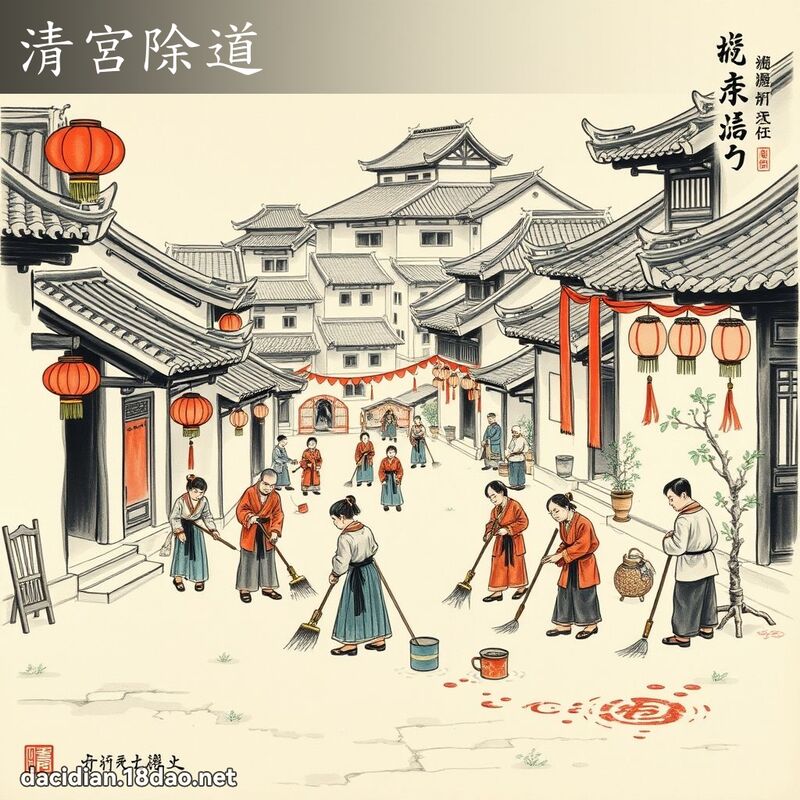 清宫除道 配图