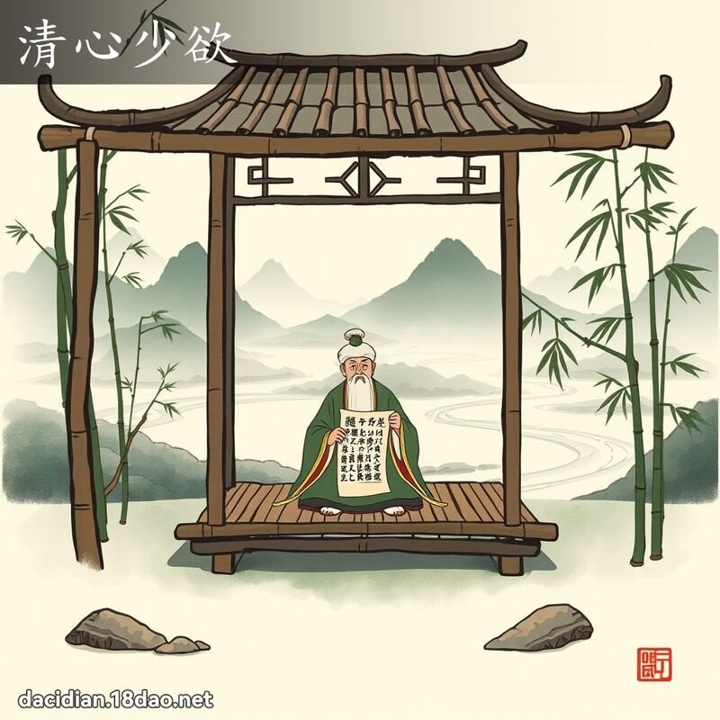 清心少欲 配图