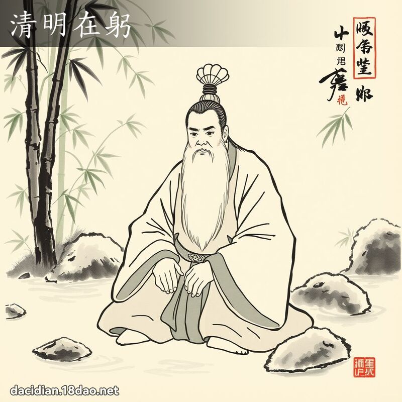 清明在躬 配图