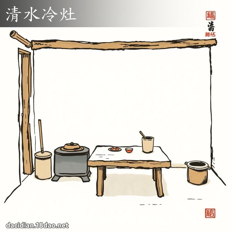 清水冷灶 配图